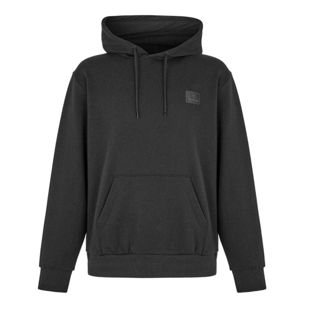 Timberland Mens Button Regular Hoodie / Black